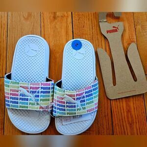 Puma Colorful Kid's Slides Size 2